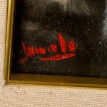 UNIDENTIFIED SIGNATURE, Woman Reading by the Seaside
