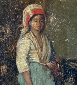 ANONIMO, Portrait of a peasant girl