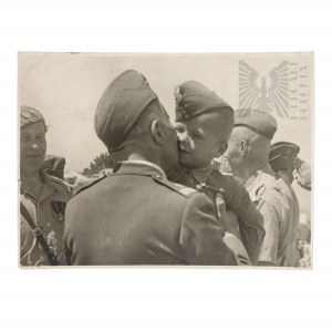 PSZnZ Press Photo of General Bohusz-Szyszko, Anders and Unknown General