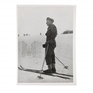 PSZnZ Press Photo of Stanislaw Sosabowski on Skis