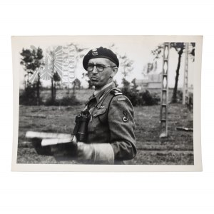 PSZnZ Press Photo of Colonel Franciszek Skibiński Commander of the 10th Horse Rifle Regiment.