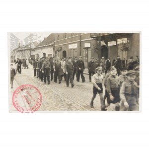 People's Republic of Poland 1945 Photo of the Juliusz Ordon Łowicz Scouting Team.