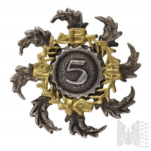 PSZnZ - Beret badge of the 5th Carpathian Rifle Battalion