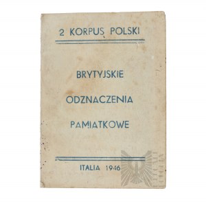 PSZnZ Zaświadczenie Prawa do Noszenia Brytyjskich Odznaczeń-Aleksander Karbarczyk