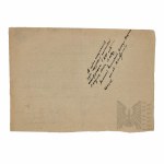 LWP-Dokument w formie Rozkazu Wyjazdu-Stempel Wojsko Polskie Poczta Połowa 84119