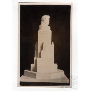 II RP - Photographie du projet de monument pour Stanisław Witkiewicz (Père) - Emblème Spadkobranie