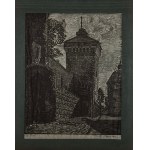 Zabytki Krakowa, zestaw 3 drzeworytów, 1942 Staatliche Kunstgewerbeschule Krakau