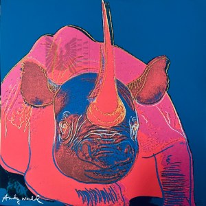 Andy WARHOL (1928-1987) Rhinoceros (Rhinoceros) from the 