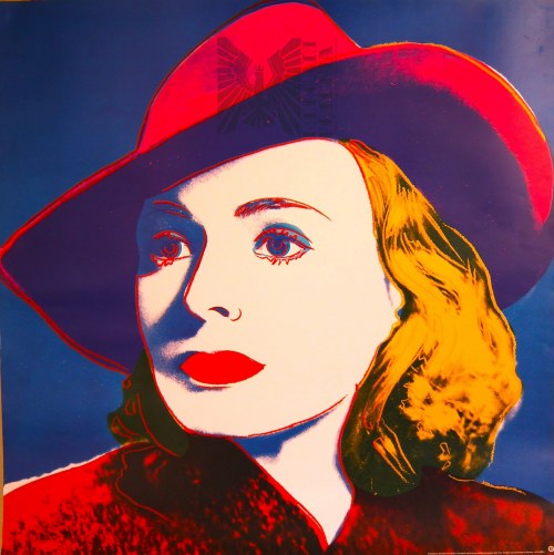 Andy WARHOL (1928-1987), Ingrid Bergman with hat (z filmu Casablanca),1983