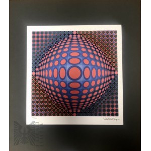Victor Vasarely (1906-1997) Kompozycja Vega-tek