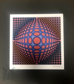 Victor Vasarely (1906-1997) Kompozycja Vega-tek
