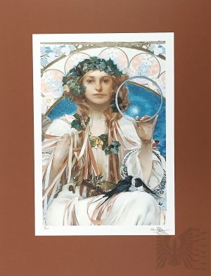 Alfons Mucha 1860-1939, Slavia (Josephine Cane Bradley), 1908