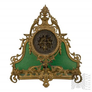 19th - 20th Century France, Paris - Openwork Mantel Clock