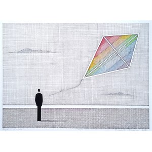 Joanna Wiszniewska-Domanska, Landscape with a kite