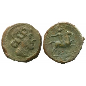 Anonym, Semuncia, um 217-215 v. Chr.; Æ (3,48 g; 19,7 mm; 12 h)