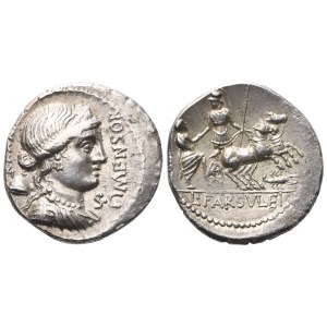 L. Farsuleius Mensor, Denarius, 75 BC; AR (3,91 g; 19,5 mm; 6 h)