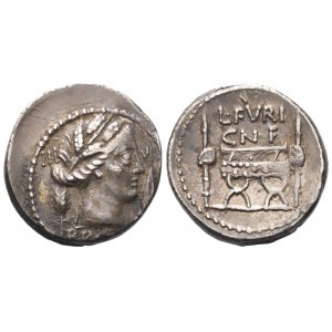 L. Furius Brocchus, Denarius, 63 BC; AR (4,07 g; 18 mm; 6 h)