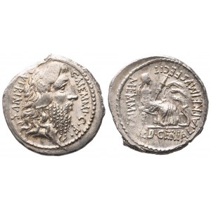 C. Memmius, Denario, 56 a.C.; AR (3,52 g; 18,9 mm; 4 h)