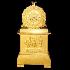Classical style mantel clock, France, 19th century.