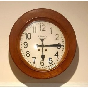 Wall clock, Poland, ca. 1920
