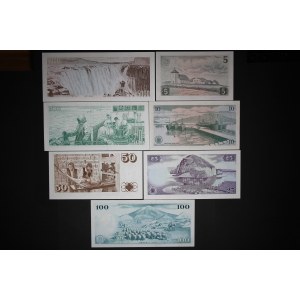 Iceland Lot of 7 Notes1957-1961