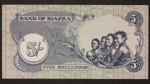 Biafra 5 shillings ND (1968-1969)