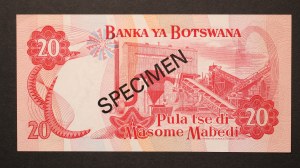 Botswana 20 Pula ND (1979) SPECIMEN
