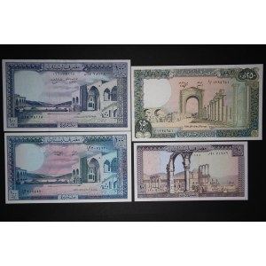 Lebanon Lot of 4 Notes ND-1988