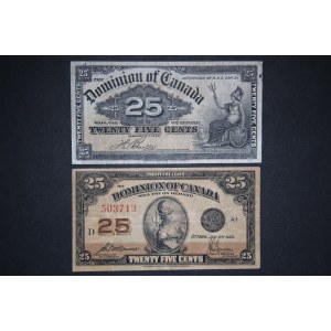 Canada Lot of 2 Notes 1900-1923