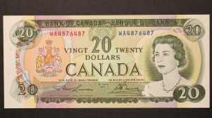 Canada 20 Dollars 1969