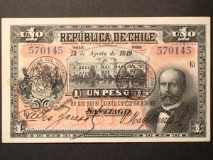 Chile 1 Peso 1919