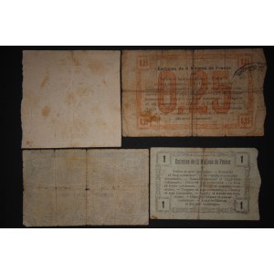 France Lot of 4 Notes 1793-1916