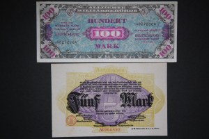 Germany, Weimar Republic Lot of 2 Notes 1918-1944