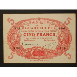 Guadeloupe 5 Francs 1943