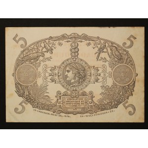 Guadeloupe 5 Francs 1943
