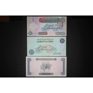 Libya Lot of 3 Notes 1972-2002