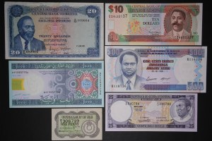 Middle East and Africa Lot of 6 Notes 1942-2006