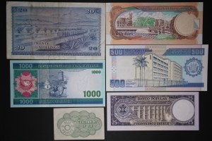 Middle East and Africa Lot of 6 Notes 1942-2006