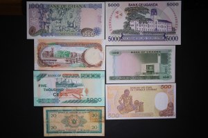 Middle East and Africa Lot of 7 Notes 1965-2007