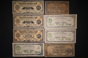 Philippines Lot of 8 Notes 1941-1944