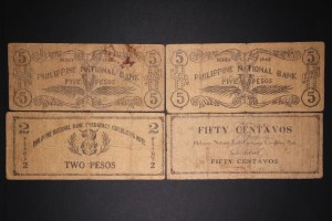 Philippines Misamis Occidental Lot of 4 Notes 1942
