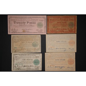 Philippines Negros Oriental Lot of 6 Notes