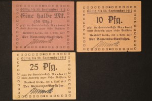 Poland Nowa Wies Lot of 3 Notes 1917