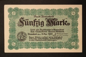 Poland Reimscheid 50 Mark 1918