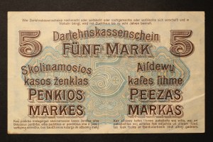 Poland Kowno 5 Mark 1918