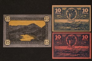 Poland Jelenia Gora Lot of 3 Notes 1920