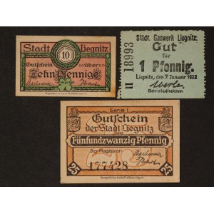 Poland Legnica Lot of 3 Notes 1920