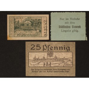 Poland Legnica Lot of 3 Notes 1920