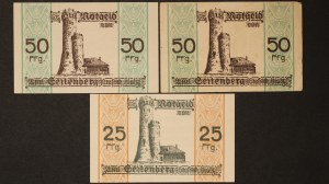 Poland Stronie Slaskie Lot of 3 Notes 1920