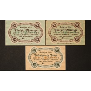 Poland Stronie Slaskie Lot of 3 Notes 1920